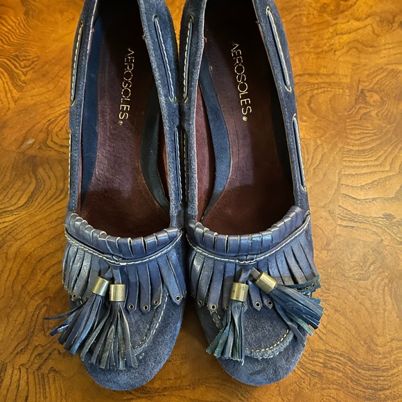 Aerosoles Suede Tassel Wedge - Picture 7 of 7